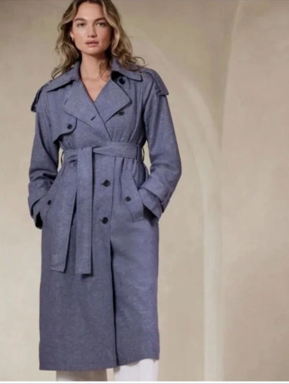 New Oversized Banana Republic Classic Trench Coat